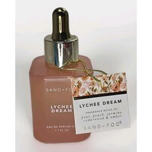Sand + Fog Lychee Dream Eau de Parfum Oil 1.7 oz 50 ml Dropper New With Tags